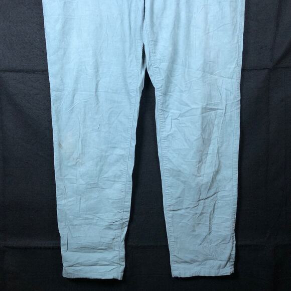 Sperry Womens Jeans Light Blue Corduroy Mid Rise Straight 100% Cotton 28 - Picture 3 of 13